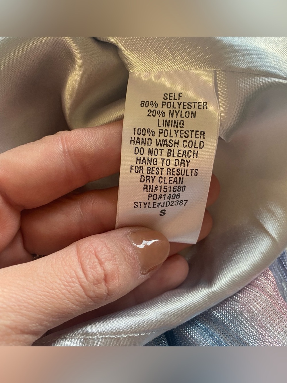 Pastel Spring Mini Dress - Picture 4 of 8